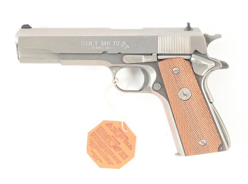 (M) COLT GOVERNMENT MODEL MKIV SERIES 80 .45 ACP SEMI-AUTOMATIC PISTOL.