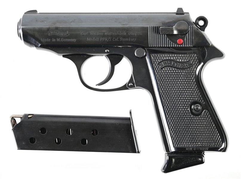 (C) INTERARMS WEST GERMAN WALTHER PPK/S .380 SEMI-AUTOMATIC PISTOL.