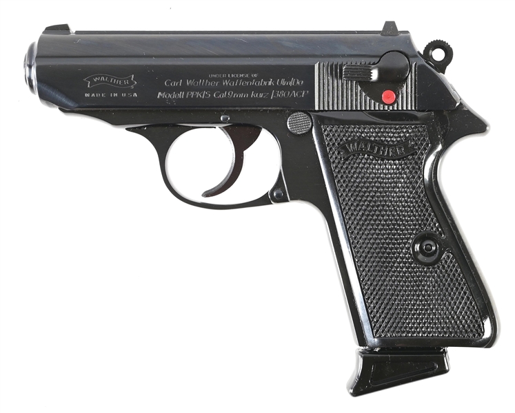 (M) INTERARMS USA WALTHER PPK/S .380 SEMI AUTOMATIC PISTOL.