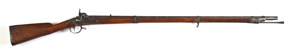 (A) HARPERS FERRY MODEL 1842 PERCUSSION MUSKET.