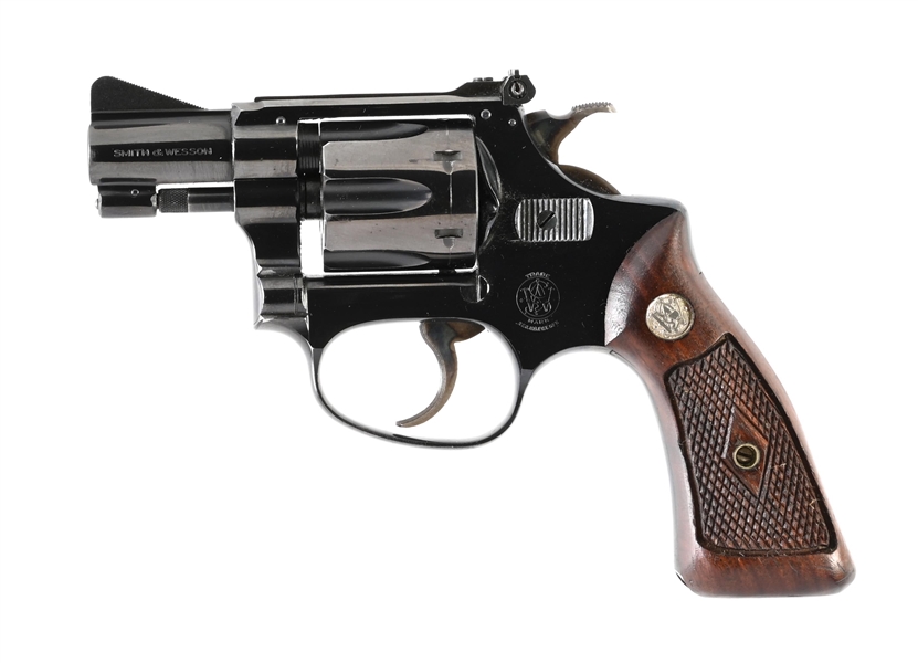 (C) SMITH & WESSON MODEL 34 DOUBLE ACTION REVOLVER.