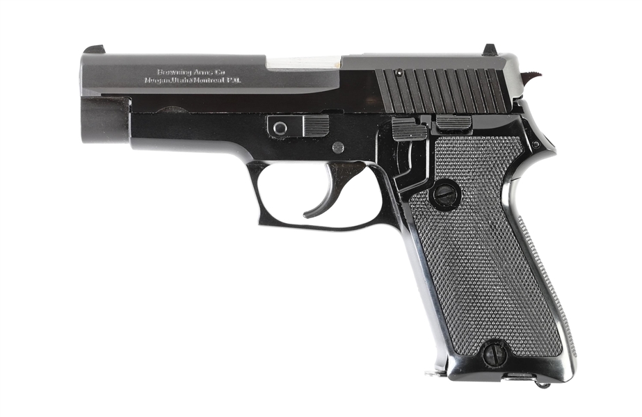 (M) BROWNING BDA 45 SEMI-AUTOMATIC PISTOL WITH BOX.
