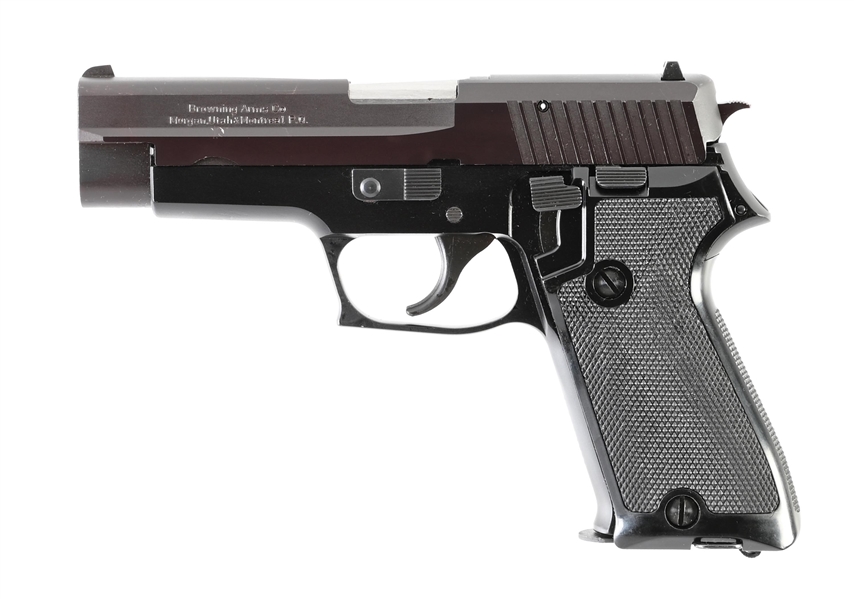 (M) BROWNING BDA45 SEMI AUTOMATIC PISTOL WITH BOX.