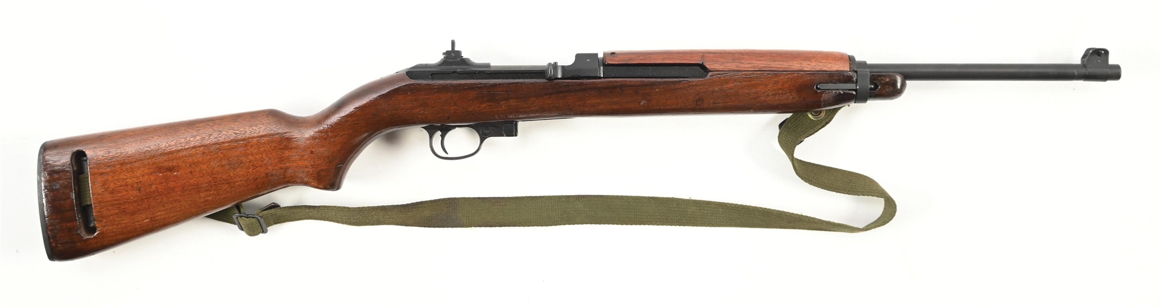 (C) INLAND M1 CARBINE SEMI-AUTOMATIC RIFLE.