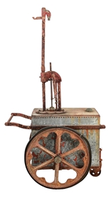 ORIGINAL BOYLE DAYTON SERVICE STATION LUBSTER CART. 