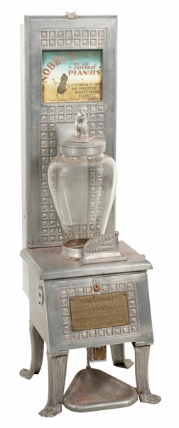 AMAZING ORIGINAL "NOBBYS" SALTED PEANUT VENDING MACHINE
