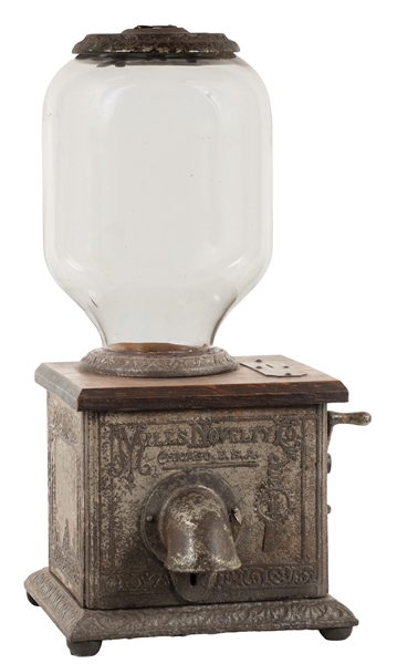 RARE 1¢ MILLS NOVELTY CO. LITTLE PERFECTION PEANUT VENDING MACHINE