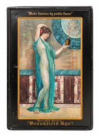 BROOKFIELD RYE SELF FRAMED TIN SIGN