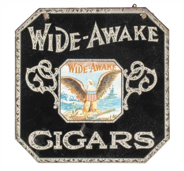 WIDE-AWAKE CIGAR REVERSE ON GLASS HANGER