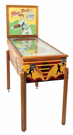 CHICAGO "PLAY BALL!" A GAME OF SKILL PINBALL MACHINE