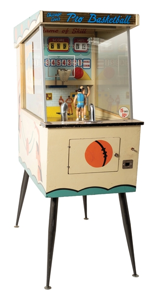 CHICAGO COINS "PRO BASKETBALL" A GAME OF SKILL ARCADE MACHINE