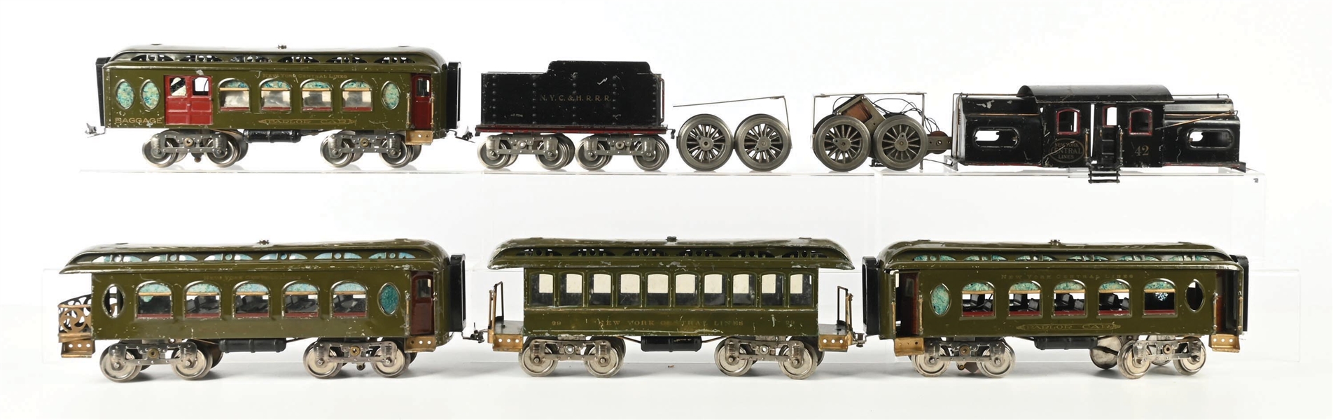 LOT OF 6: LIONEL STANDARD-GA. ASSORTED LOT 