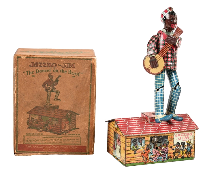 STRAUSS CO. DANCING "JAZZBO-JIM" WITH ORIGINAL BOX