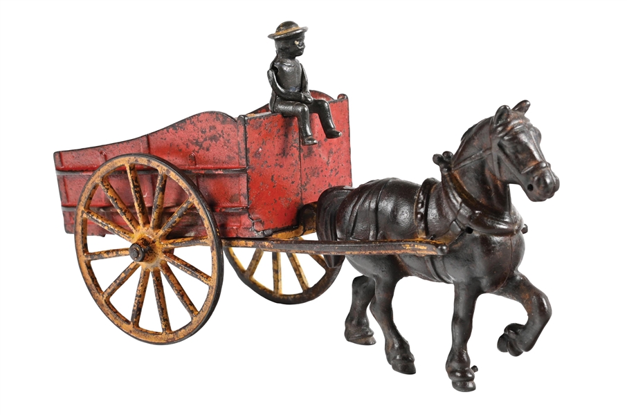 KYSER & REX CAST-IRON HORSE-DRAWN DUMP CART