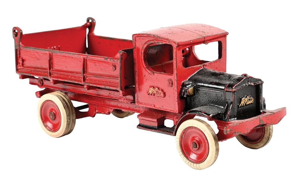 ARCADE MFG. CO. WHITES CAST IRON DUMP TRUCK