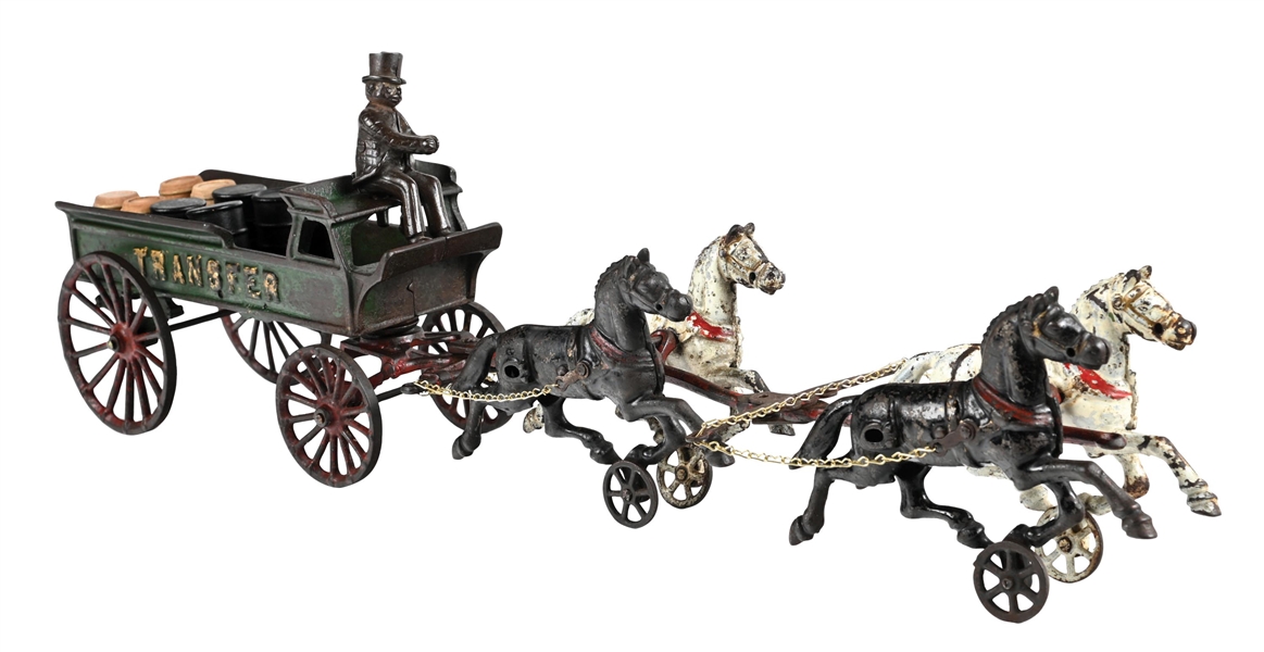 DENT CAST IRON DUAL TANDEM TRANSFER WAGON