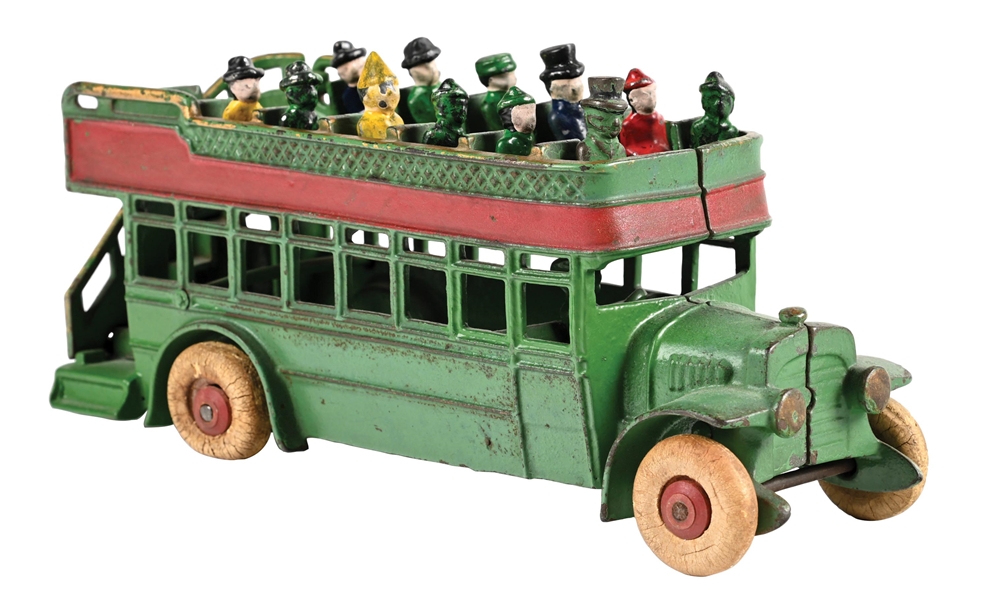 KENTON HARDWARE CO. CAST IRON DOUBLE DECKER BUS