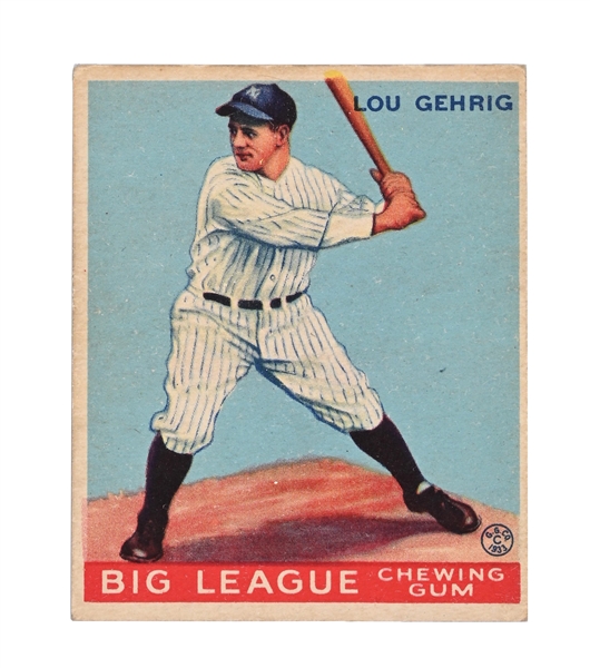 1933 GOUDEY LOU GEHRIG #92