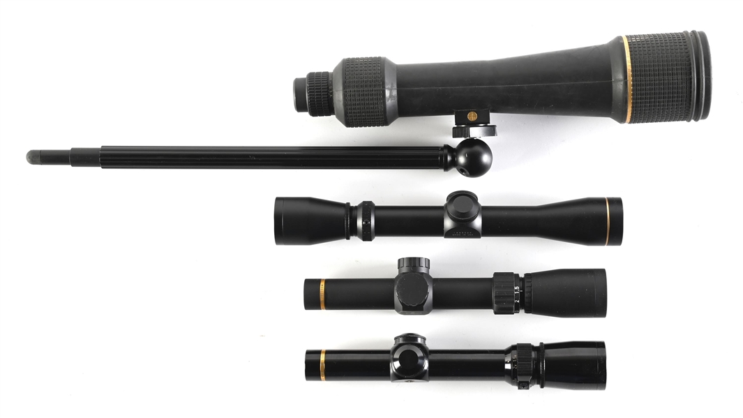 LOT OF 4: LEUPOLD SCOPES