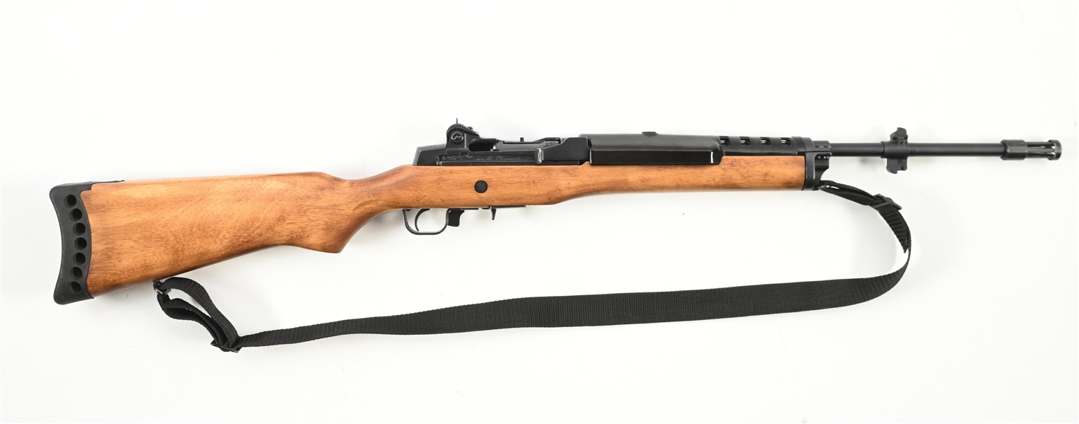 (M) RUGER MINI 14 SEMI-AUTOMATIC RIFLE.