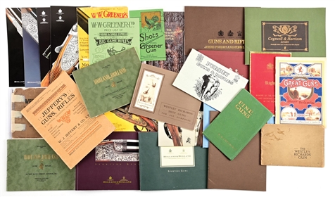 LOT OF 29 VINTAGE FINE ENGLISH GUN CATALOGS.