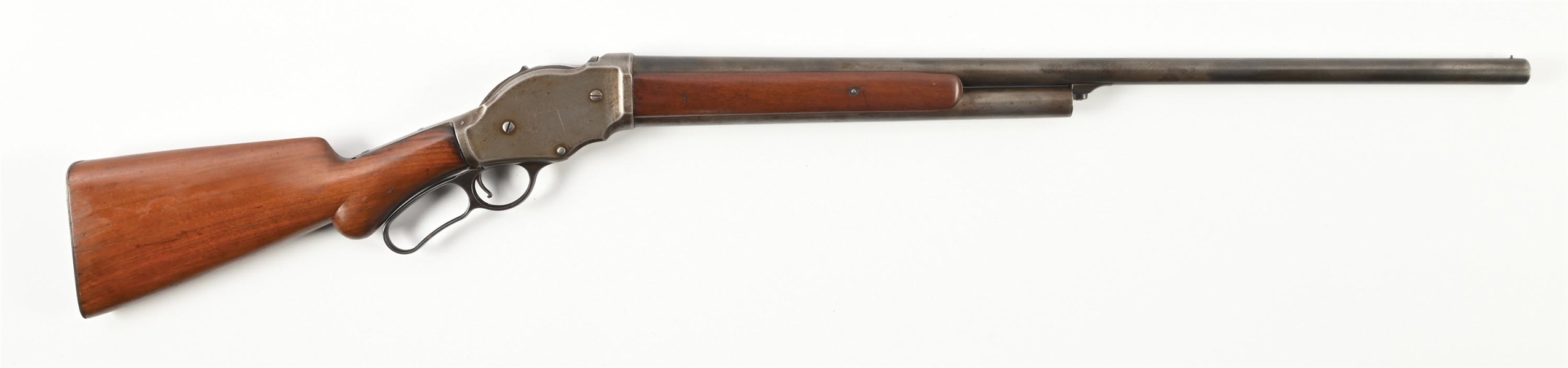 (A) WINCHESTER 1887 12 GAUGE LEVER ACTION SHOTGUN.