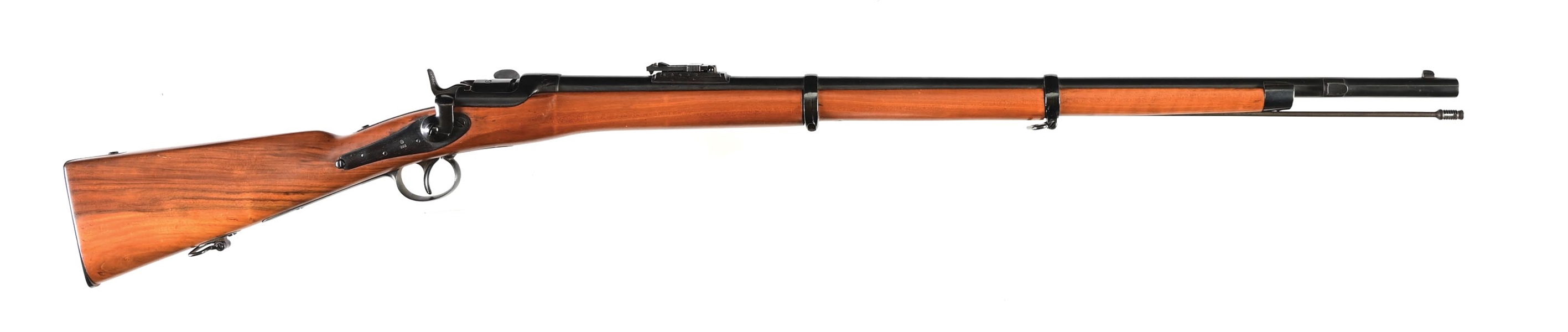 (A) AUSTRIAN STEYR MODEL 1867/77 WERNDL-HOLUB SINGLE SHOT RIFLE.