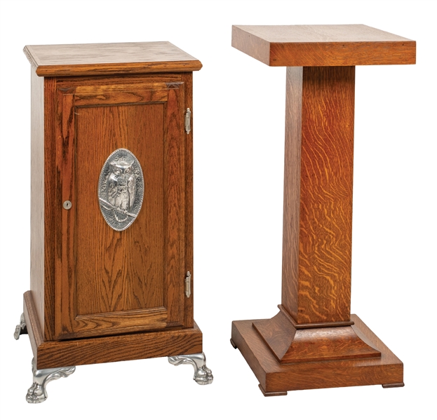 PAIR OF SLOT STANDS