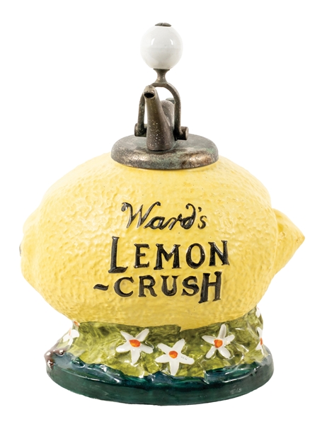 WARDS LEMON CRUSH SYRUP DISPENSER