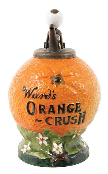 WARDS ORANGE CRUSH SYRUP DISPENSER