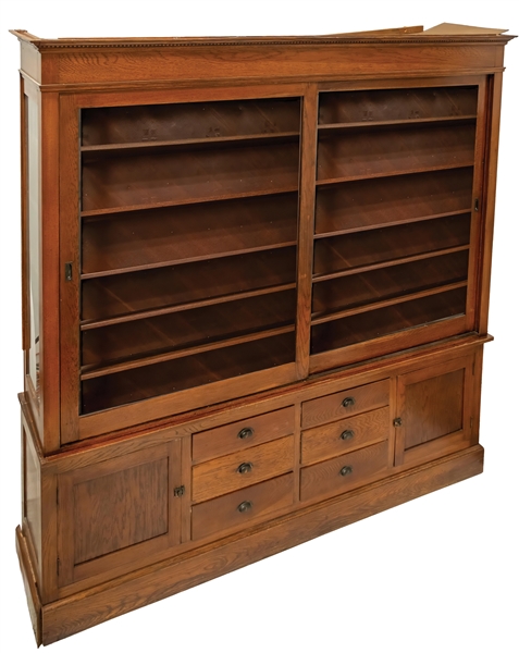 COUNTRY STORE TWO TIER DISPLAY CABIINET