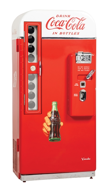 BEAUTIFULLY RESTORED COCA-COLA VENDO MODEL 81 COKE MACHINE