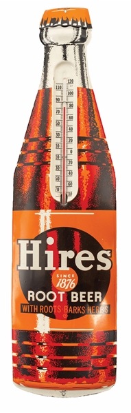 HIRES ROOT BEER WITH BLACK DETAIL THERMOMETER