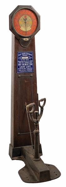 1¢ MILLS OWL LIFTER "PERFECT MUSCLE DEVELOPER" MACHINE