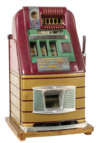 25¢ MILLS BONUS HIGH TOP 557387 SLOT MACHINE