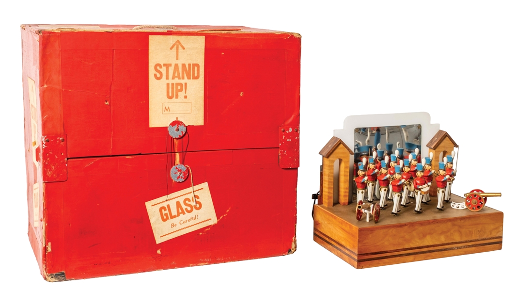 BEHRINGER TOY SOLDIER DISPLAY WITH ORIGINAL BOX