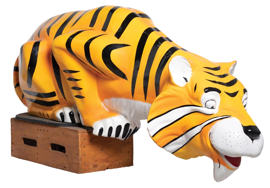 CONTEMPORARY EXXON 3D TIGER DISPLAY
