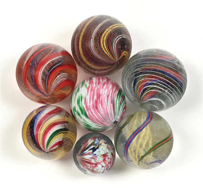 LOT OF HANDMADE MARBLES