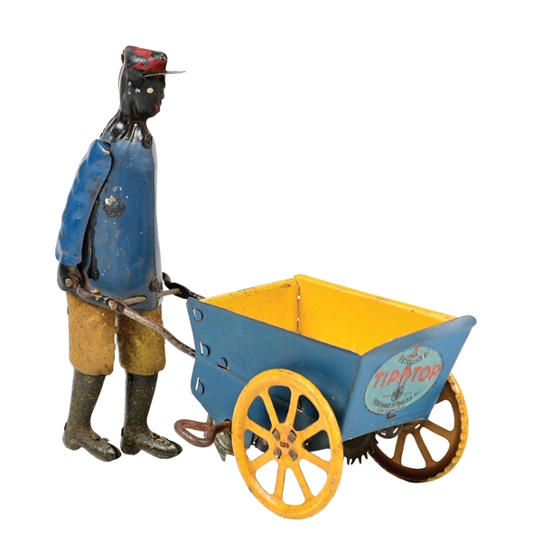 FERDINAND STRAUSS CO. TIP-TOP PORTER TIN LITHO WIND-UP TOY