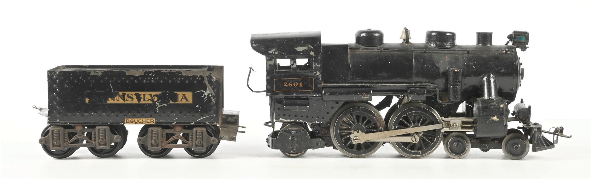 HOMEMADE GAUGE 1 STEAM LOCO WITH 2102 BOUCHER PRR TENDER