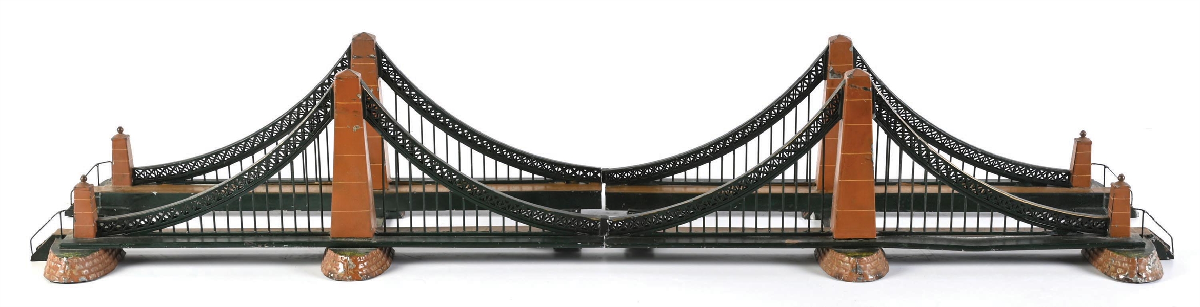 MARKLIN GAUGE 1 TINPLATE 2514/1 SUSPENSION BRIDGE 
