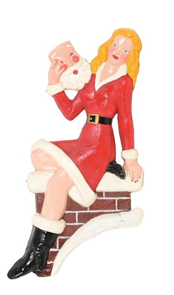 EARLY GERMAN CHRISTMAS WALL OR STORE DISPLAY