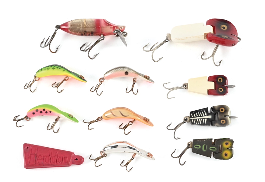 11 HEDDON PLASTIC BAITS