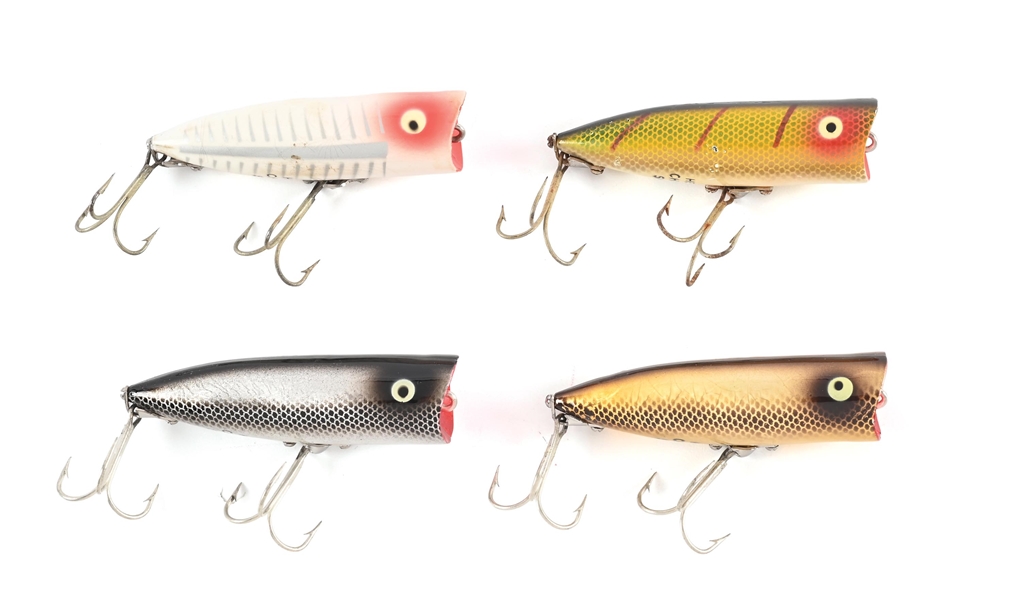 4 HEDDON 9540 CHUGGER SPOOKS