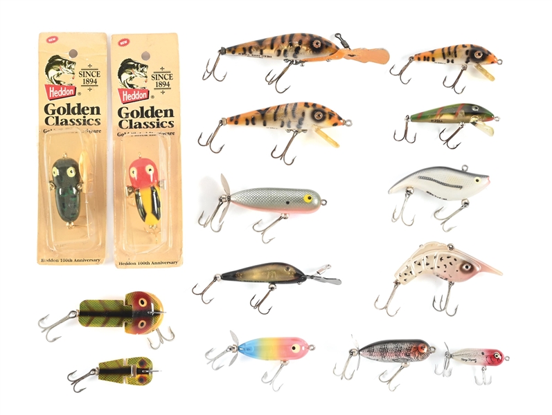 15 NICE OLD HEDDON LURES