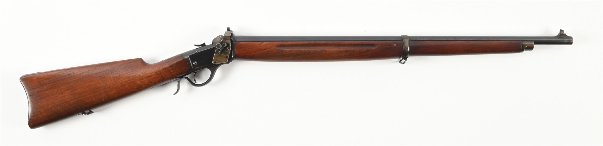 (C) U.S. MARKED WINCHESTER MODEL 1885 LOW WALL WINDER .22 SHORT SINGLE SHOT RIFLE