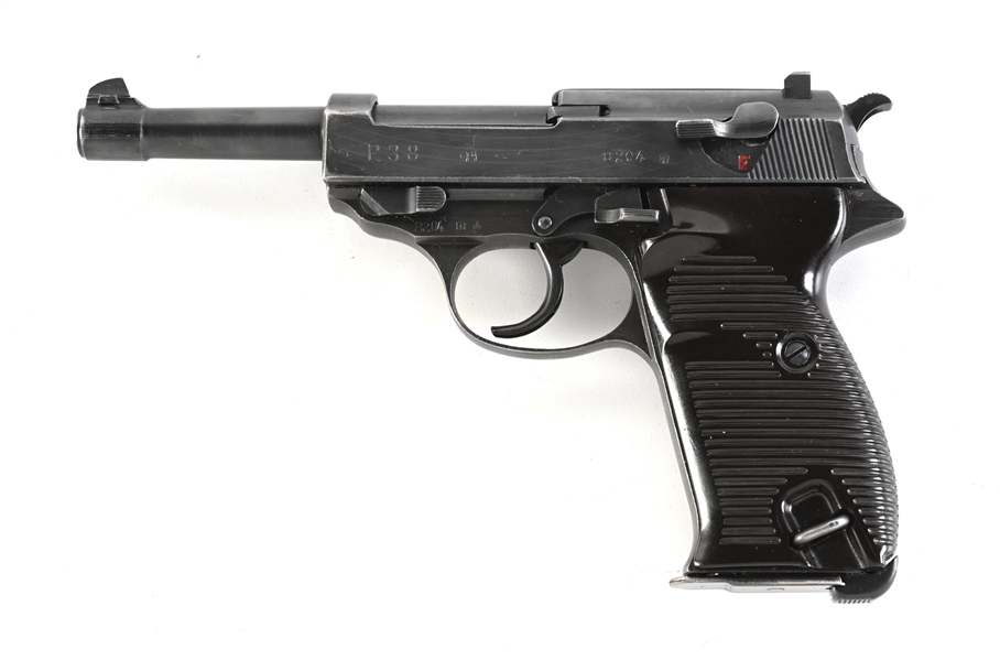 (C) GERMAN MILITARY CYQ SPREEWERKE P38 SEMI AUTOMATIC PISTOL