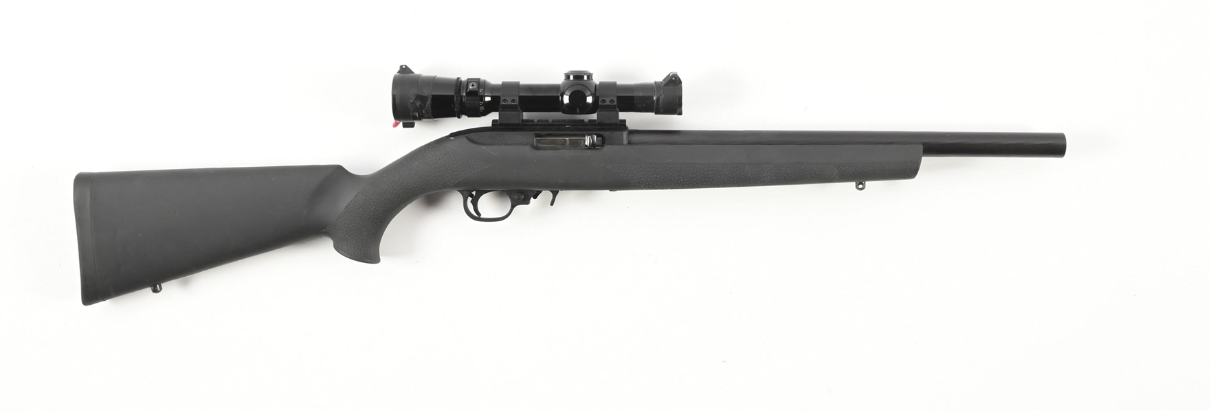 M) LOT OF TWO: RUGER 10/22 SEMI-AUTOMATIC .22 LR RIFLE AND RUGER 77/17 .17 HMR BOLT ACTION RIFLE
