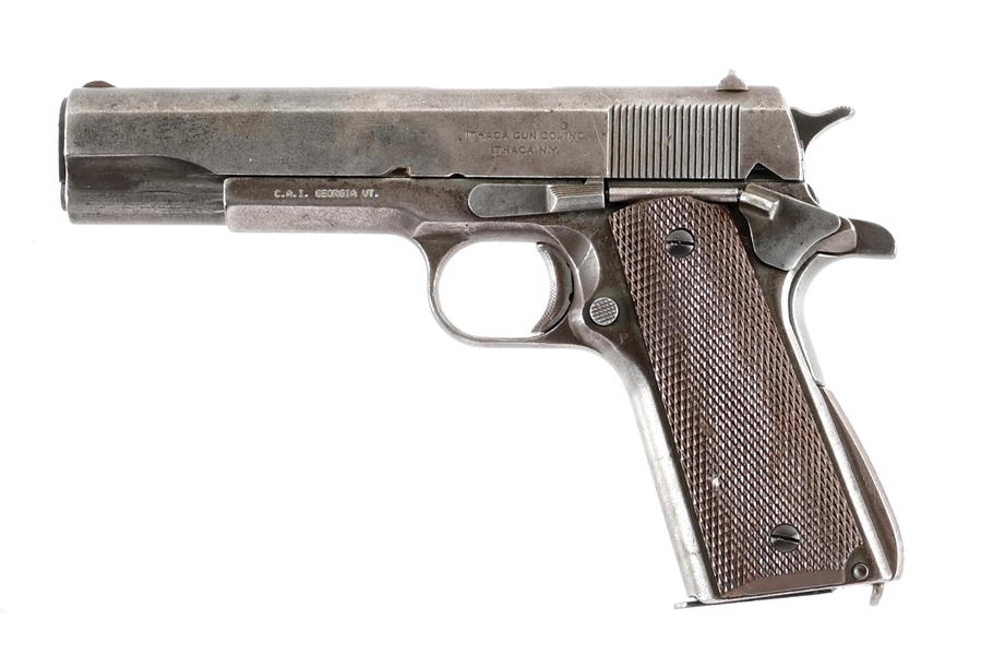 (C) VIET NAM WAR REBUILD ITHACA GUN COMPANY US MODEL 1911A1 .45 ACP SEMI-AUTOMATIC PISTOL