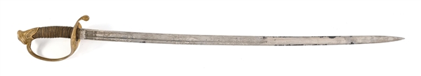 US CIVIL WAR M1850 OFFICERS SWORD BY C. ROBY.